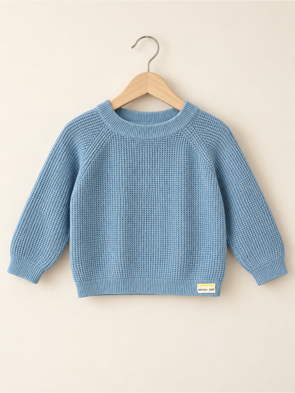 Zara Baby Blue Knit Sweater Top | 9–12 Months